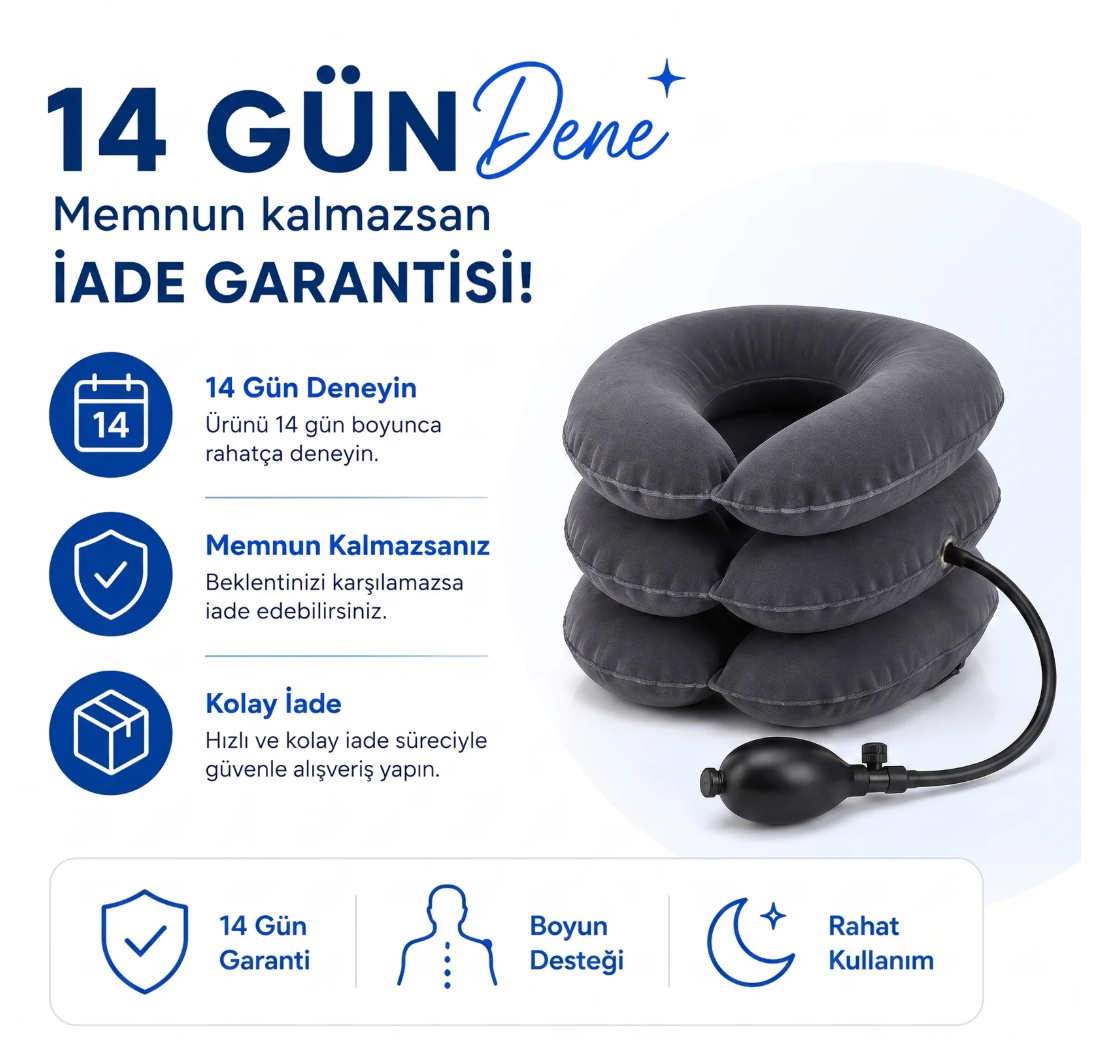Boyunix™ Şişme Boyun Destek Yastığı